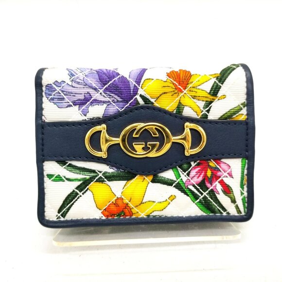 Gucci Wallet White Canvas 360-082325 - Picture 1 of 9